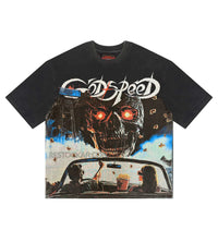 Godspeed Drive In Tee Washed Black
