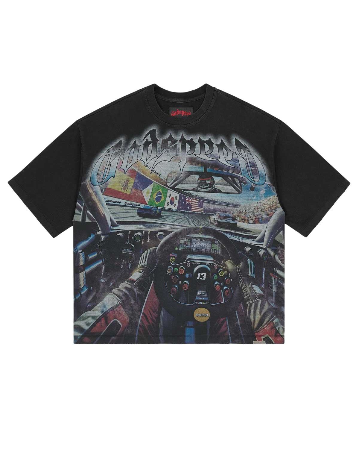 Godspeed Driver Seat Tee Black