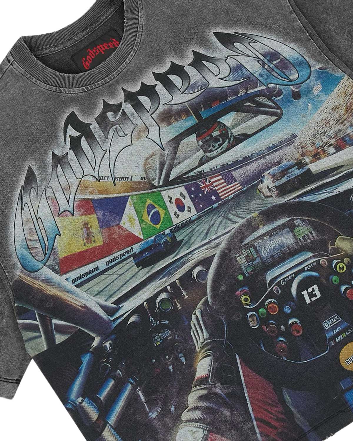 Godspeed Driver Seat Tee Grey