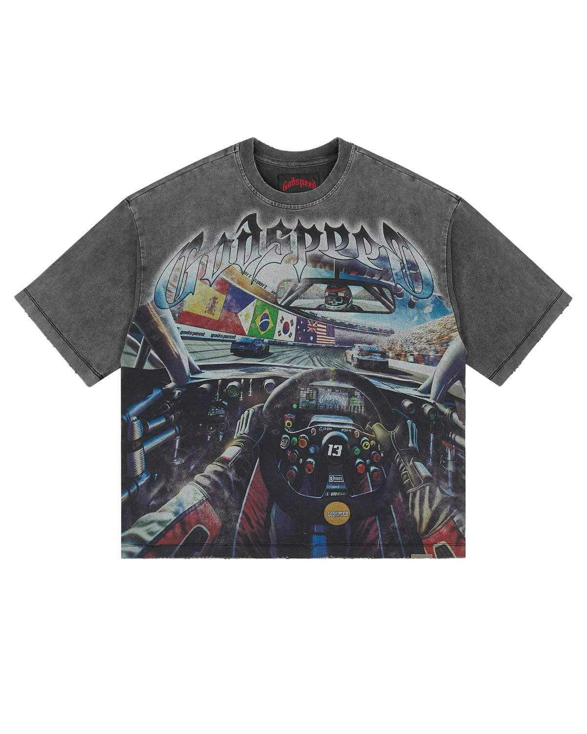 Godspeed Driver Seat Tee Grey
