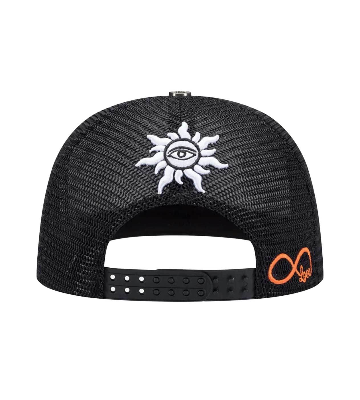 Godspeed Dual Patch Trucker Hat Black (Snapback)