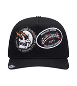 Godspeed Dual Patch Trucker Hat Black (Snapback)