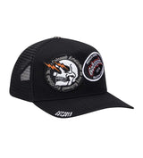 Godspeed Dual Patch Trucker Hat Black (Snapback)