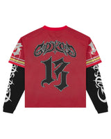 Godspeed Endzone Layered Jersey Red