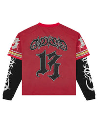 Godspeed Endzone Layered Jersey Red