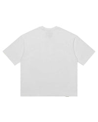 Godspeed Endzone Tee snow white, plain back view