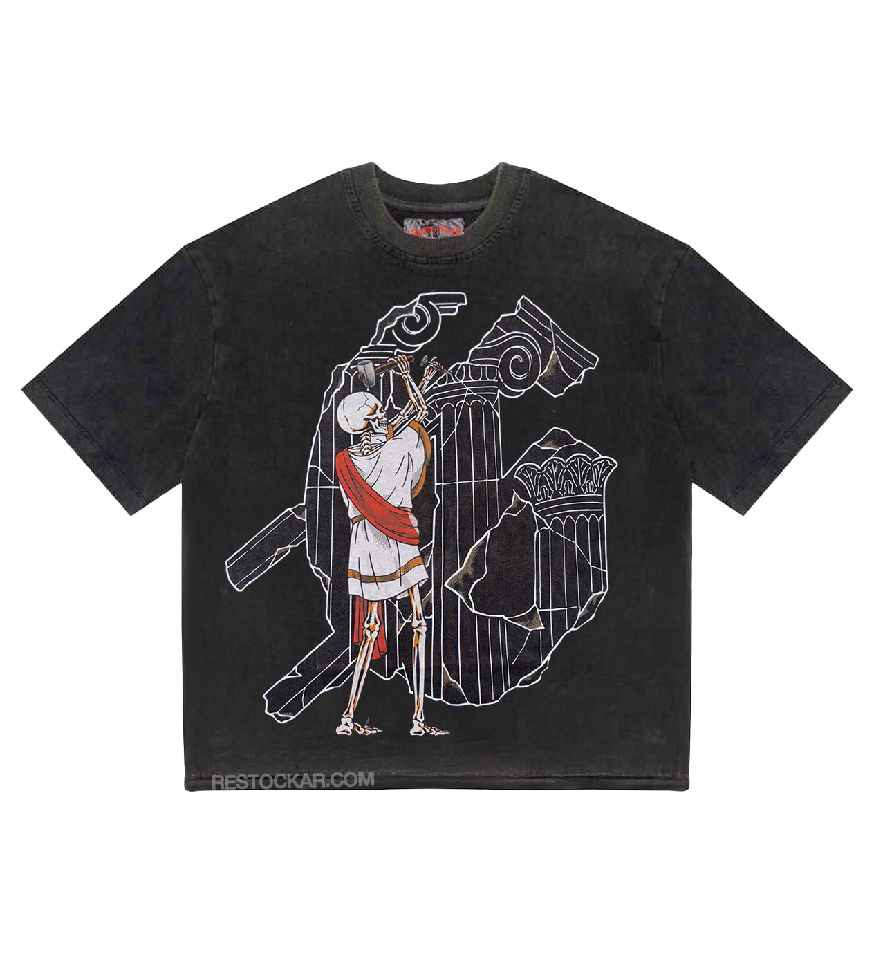 Godspeed Etched In Glory Tee Washed Black