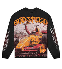 Godspeed F1 Finish Line L/S Tee Black