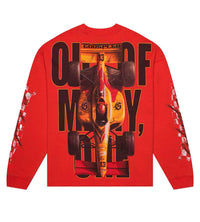 Godspeed F1 Finish Line L/S Tee Red