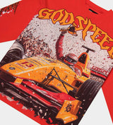 Godspeed F1 Finish Line L/S Tee Red