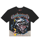 Godspeed Off the Leash Tee Black Bleached Wash