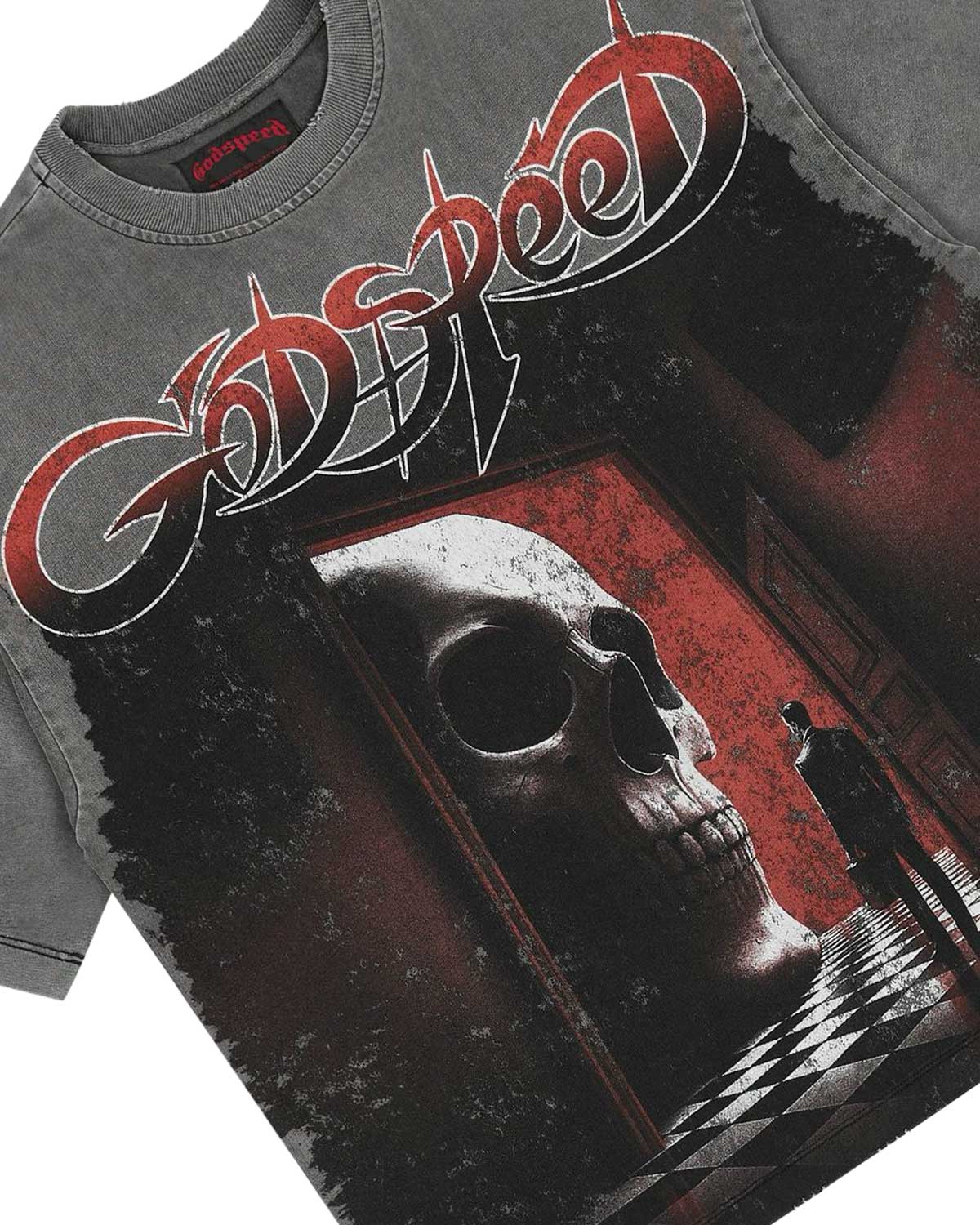 Godspeed Fate's Doorstep Tee Grey