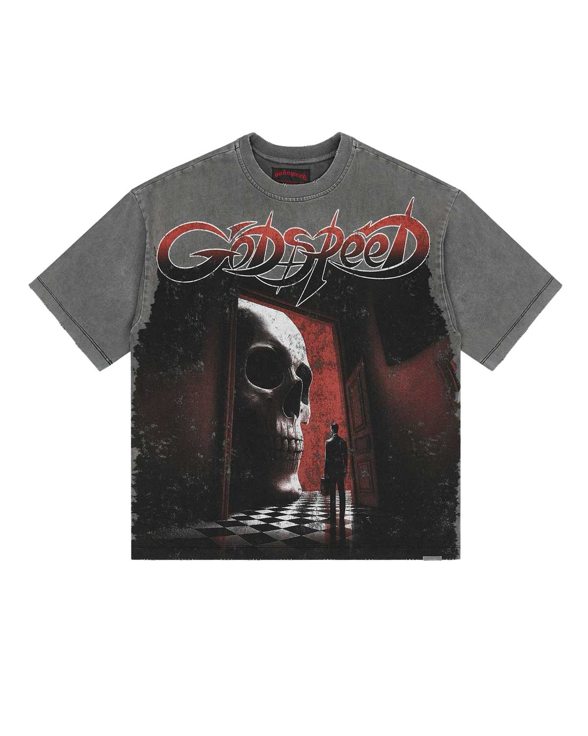 Godspeed Fate's Doorstep Tee Grey