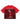 Godspeed Fate's Doorstep Tee red, T-shirt with tonal skull doorway graphic, front view