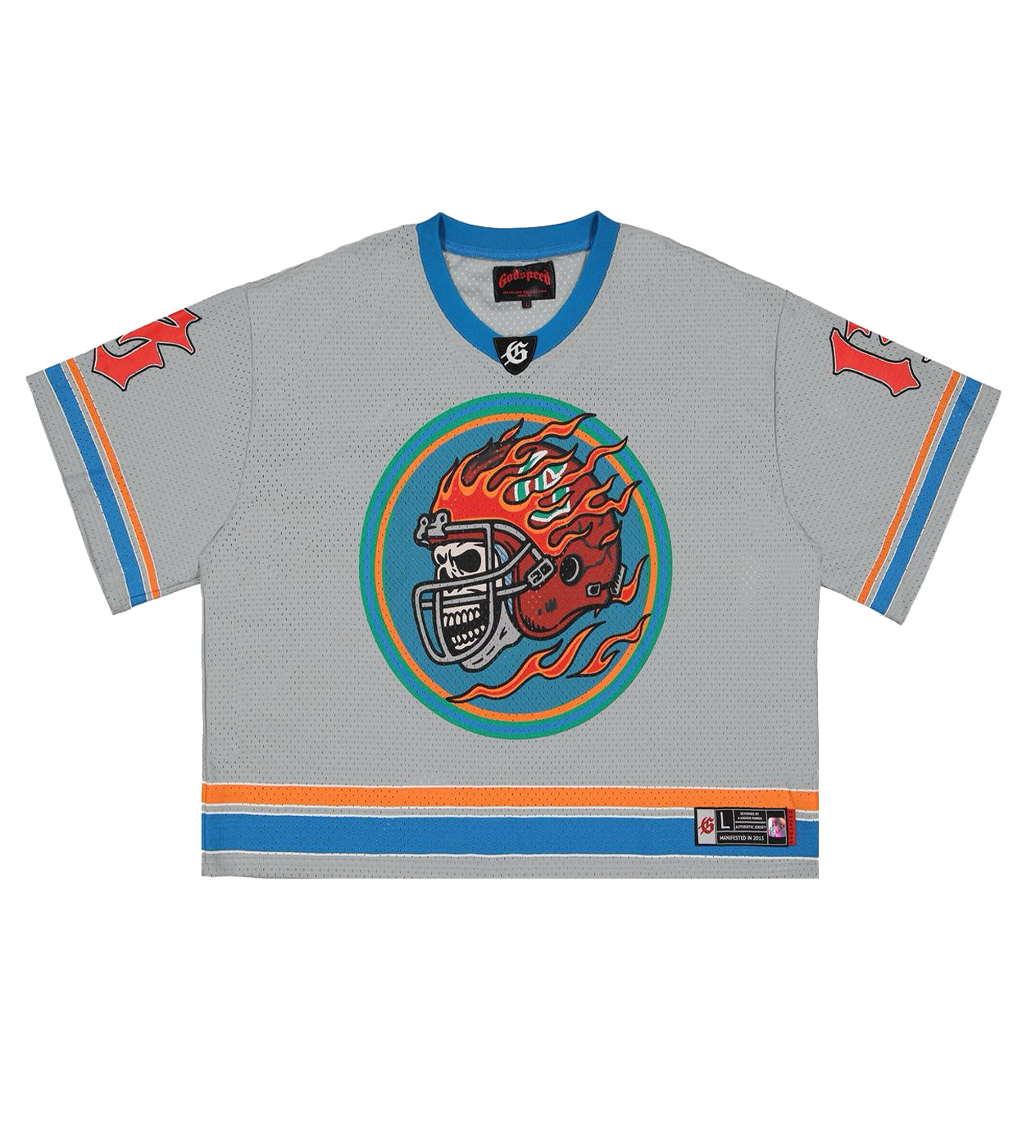 Godspeed First Down Jersey Grey