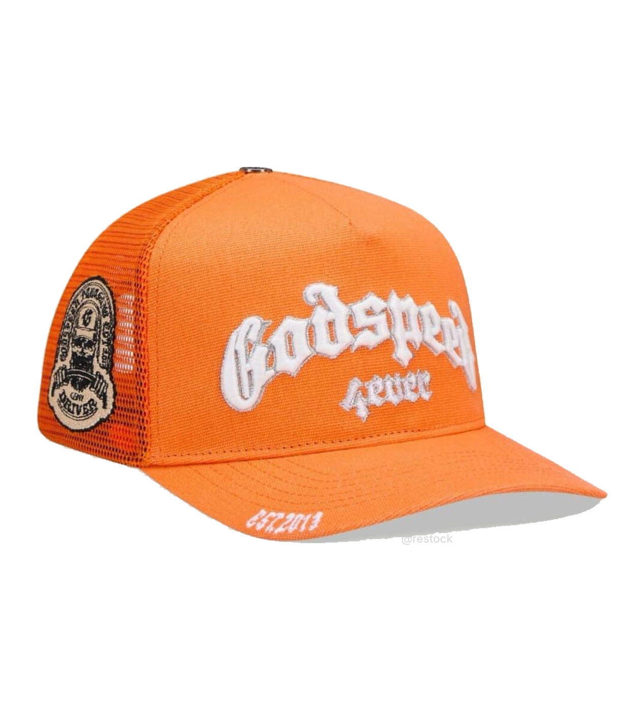 Godspeed 4ever キャップ オレンジ Godspeed Forever Trucker Hat Citrus Orange – Restock AR