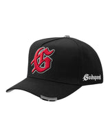 Godspeed Forever Insignia Hat black/red, opposite side view with the Godspeed side script