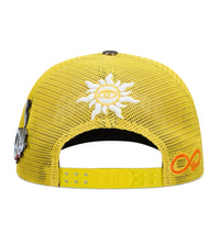 Godspeed Forever Lightning Trucker Hat Yellow