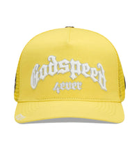 Godspeed Forever Lightning Trucker Hat Yellow