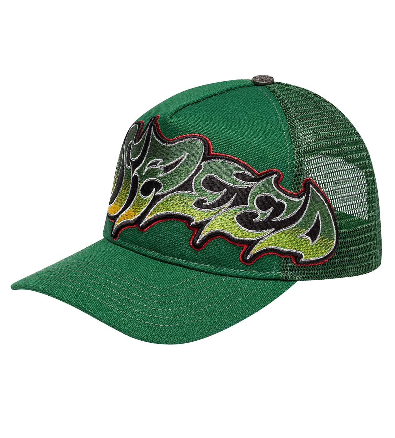 Godspeed Forever Neo Trucker Hat Green/Yellow/Red