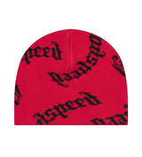 Godspeed Forever OG Logo Beanie Red back view