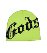 Godspeed Forever OG Logo Studded Beanie Green/Black