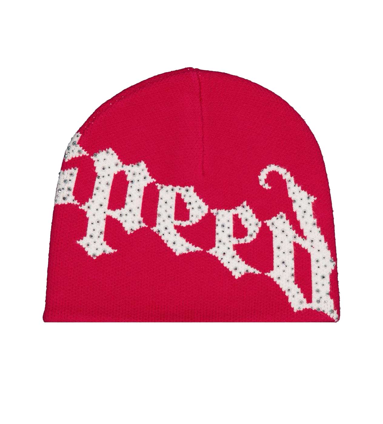 Godspeed Forever OG Logo Studded Beanie Red