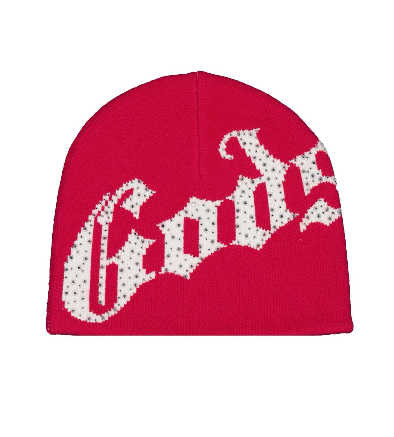 Godspeed Forever OG Logo Studded Beanie Red