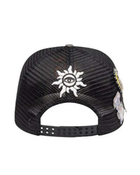 Godspeed Forever Orange GS Logo Trucker Hat Black