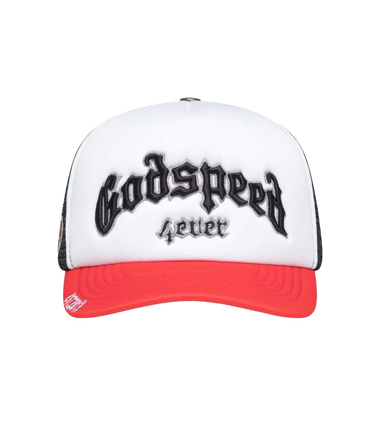 Godspeed Forever Trucker Black/Red (Snapback) side 2