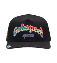 Godspeed Forever Trucker Gradient Hawaiian Hat Black