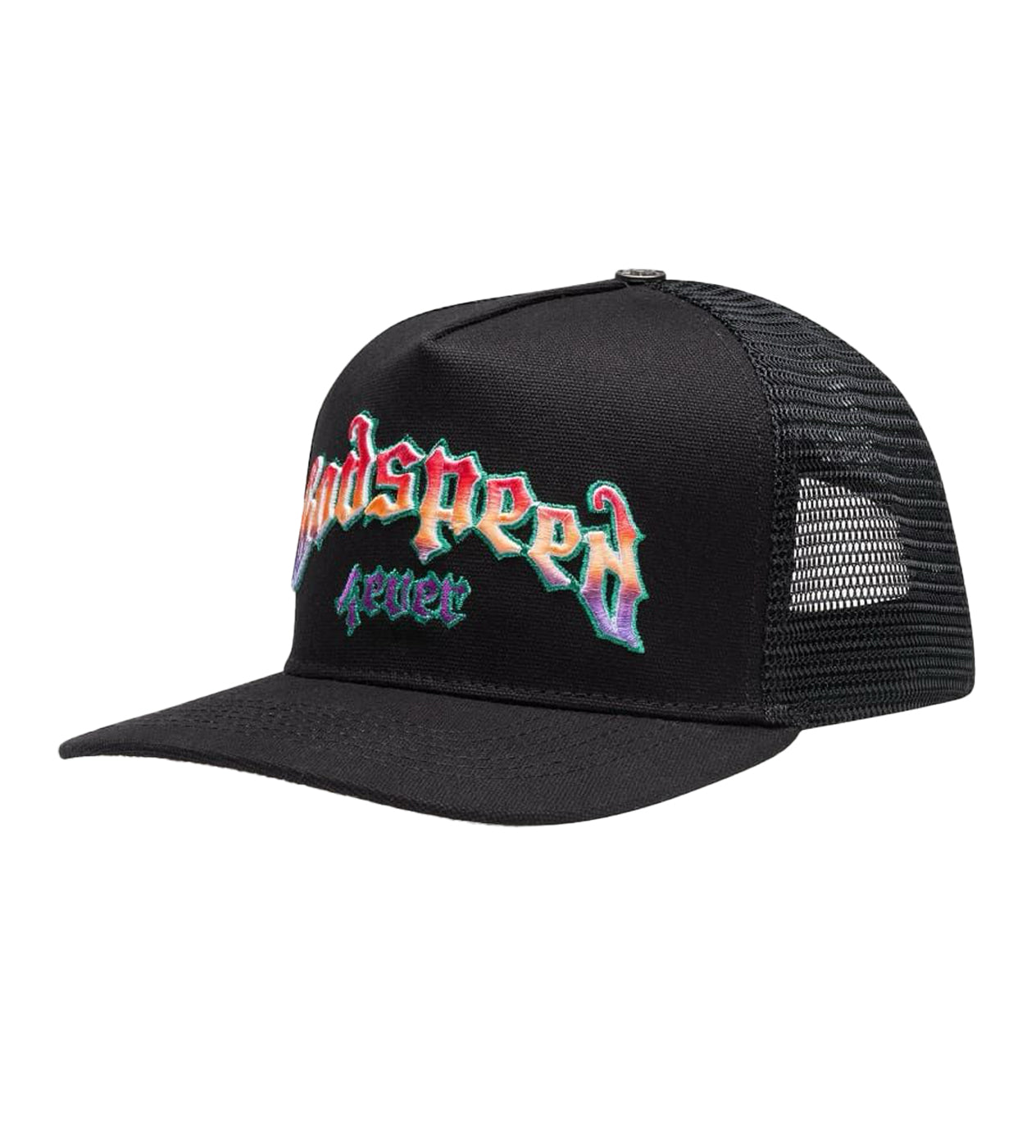 Godspeed Forever Trucker Gradient Hawaiian Hat Black