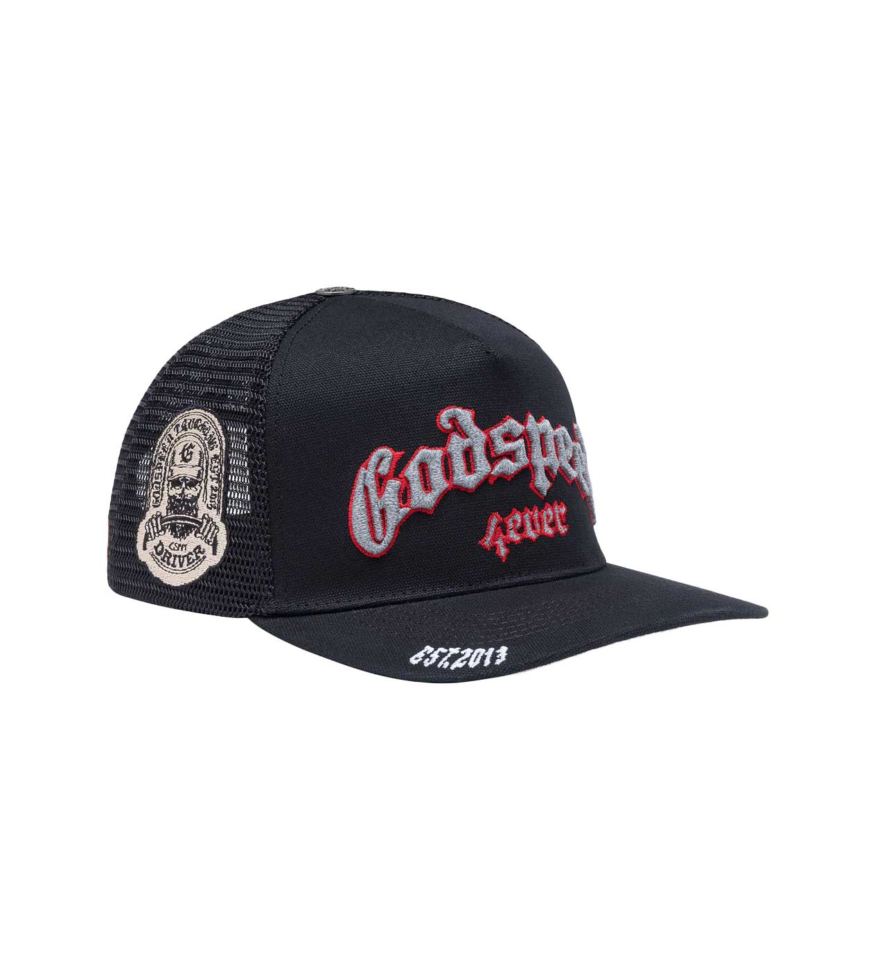 Godspeed Forever Trucker Hat 3M Black/Silver/Red