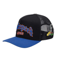 Godspeed Forever Trucker Hat Black/Blue/Orange