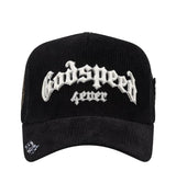 Godspeed Forever Trucker Hat Black Corduroy