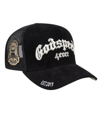 Godspeed Forever Trucker Hat Black Corduroy