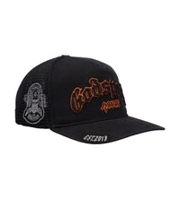 Godspeed Forever Trucker Hat Black/Orange Outline