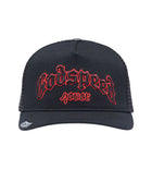 Godspeed Forever Trucker Hat Black/Red