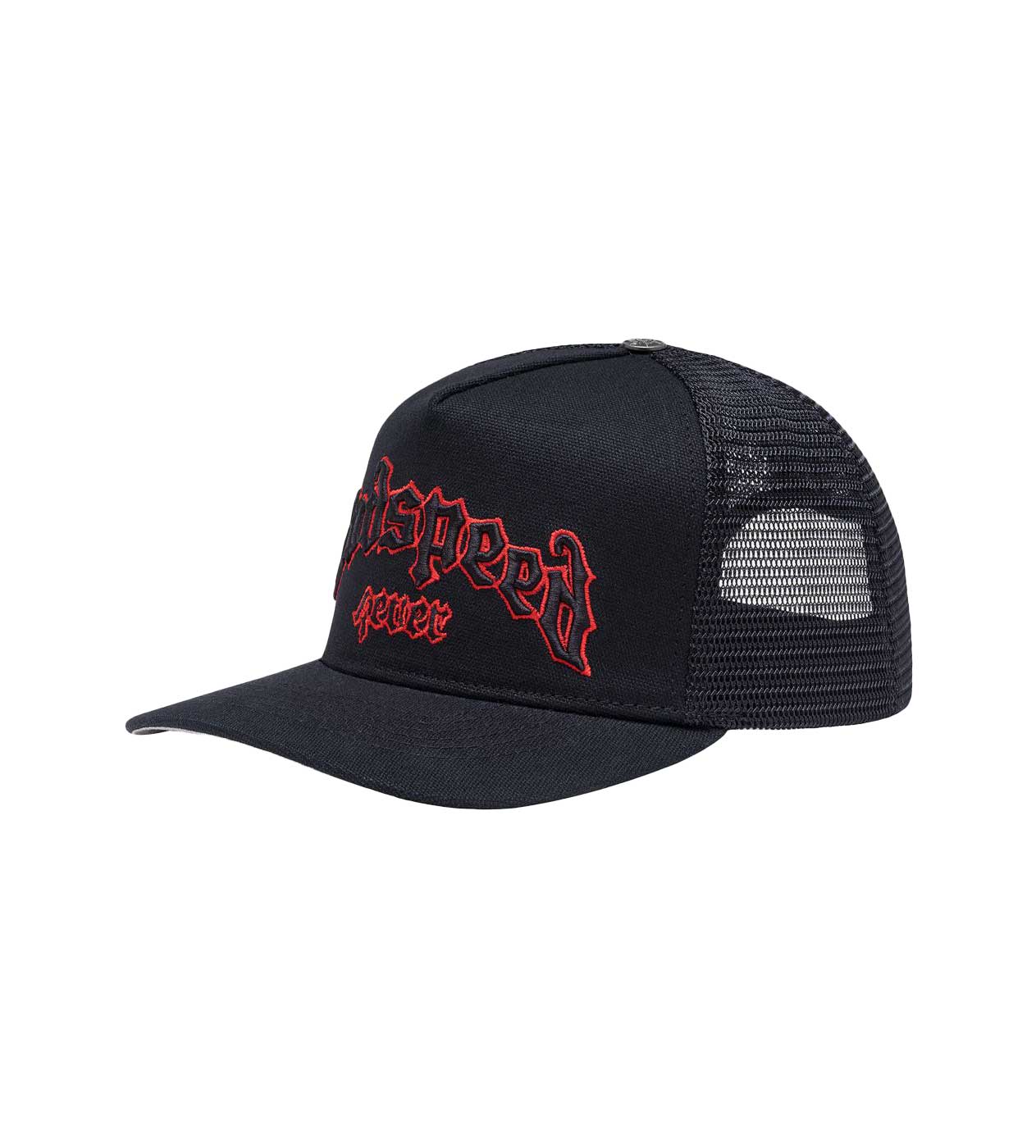 Godspeed Forever Trucker Hat Black/Red – Restock AR