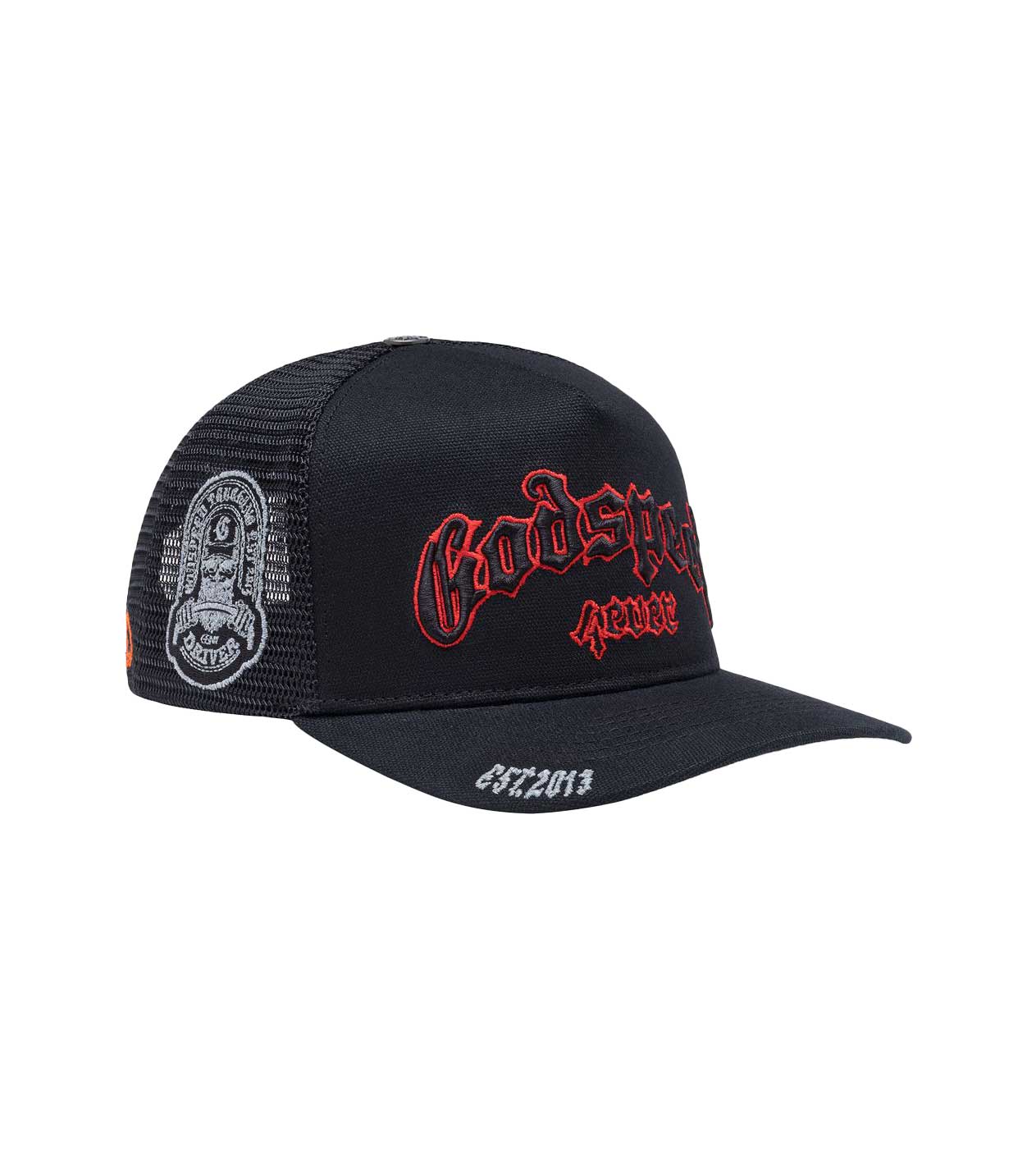 Godspeed Forever Trucker Hat Black/Red