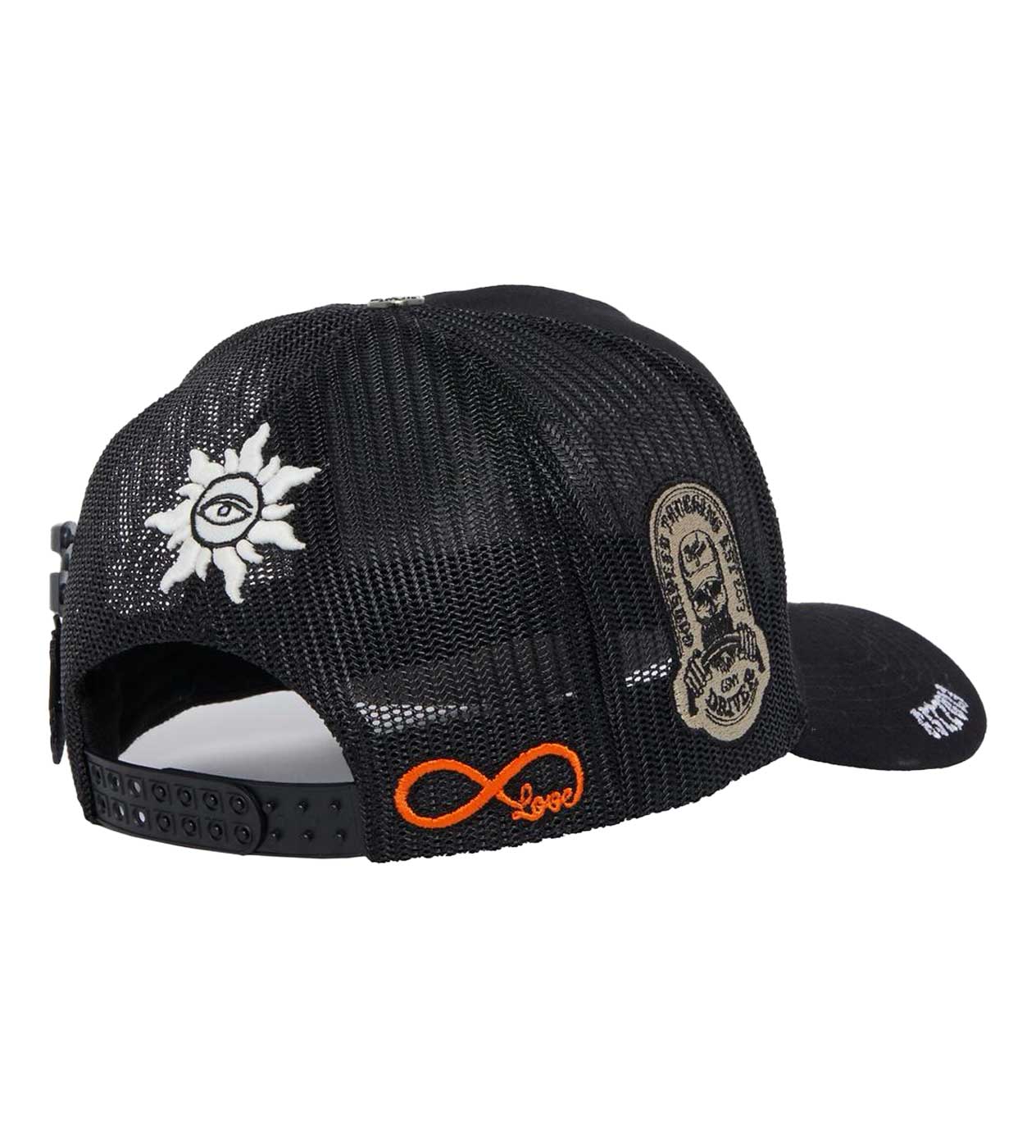 帽子 GODSPEED FOREVER TRUCKER CAP Godspeed Forever Trucker Hat Black/White – Restock AR