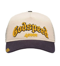 Godspeed Forever Trucker Hat Bone/Yellow/Navy