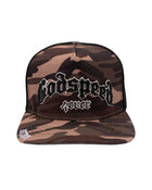 Godspeed Forever Trucker Hat Brown/Green Camo