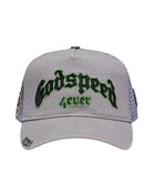 Godspeed Forever Trucker Hat Grey/Dark Green
