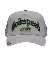 Godspeed Forever Trucker Hat Grey/Green