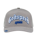 Godspeed Forever Trucker Hat Grey/Royal Blue