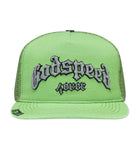 Godspeed Forever Trucker Hat Boom Lime Wash