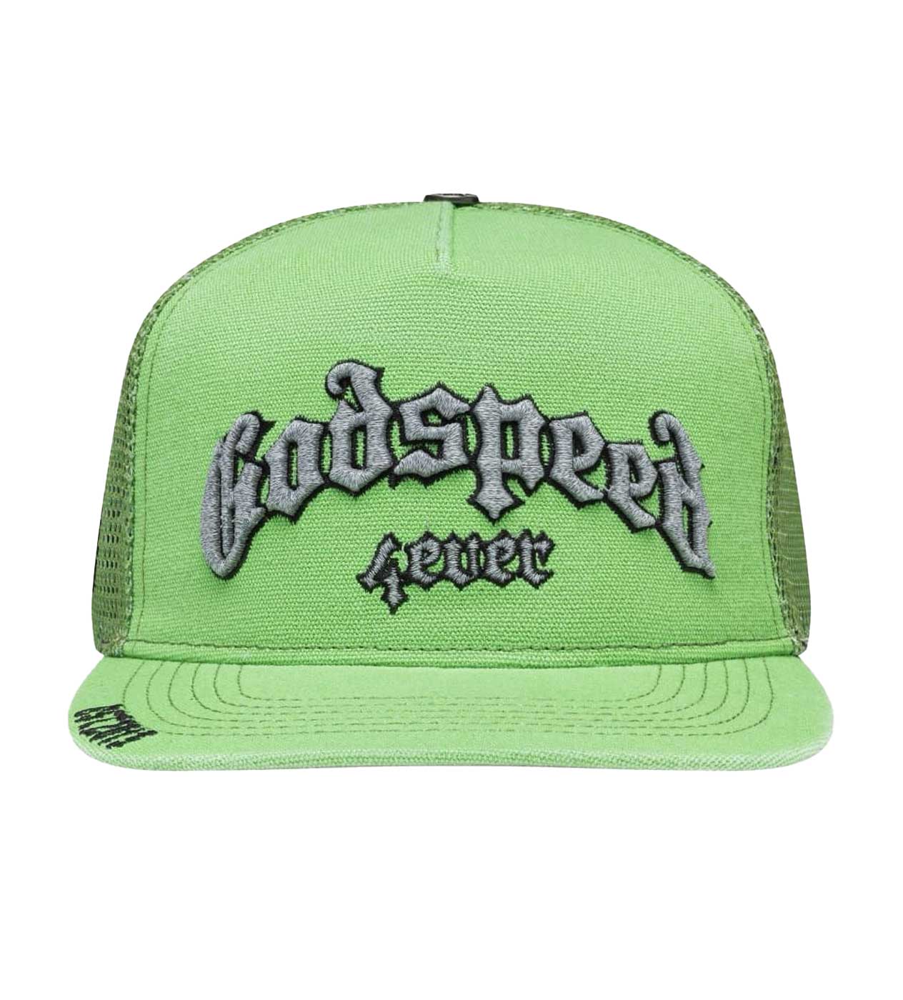 Godspeed Forever Trucker Hat Boom Lime Wash