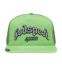 Godspeed Forever Trucker Hat Boom Lime Wash