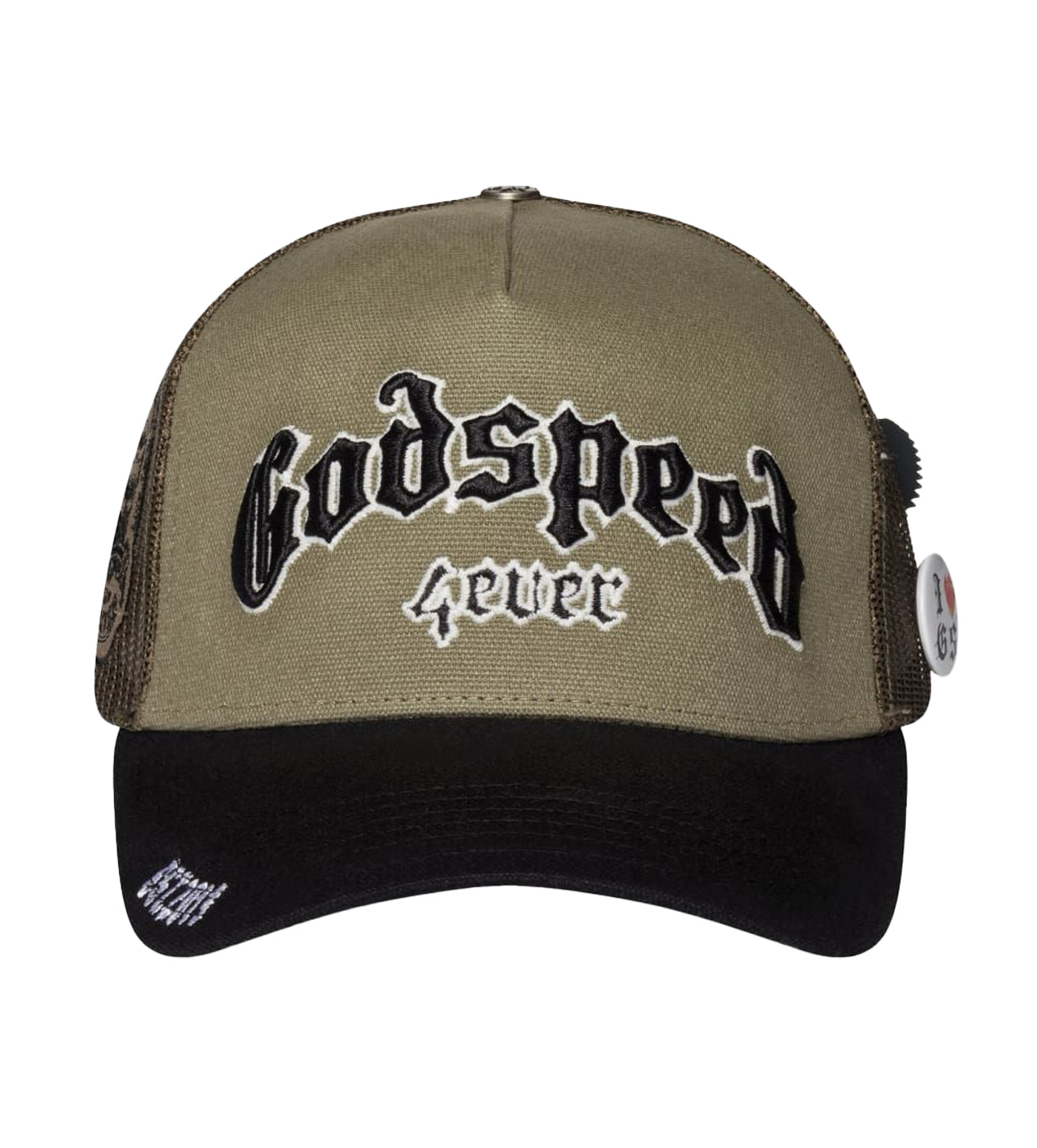 Godspeed Forever Trucker Hat Olive/Black